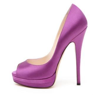 zapatos color morado de moda