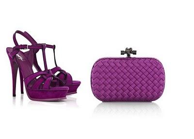 zapatos color morado de moda