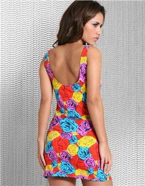 vestidos casuales floreados