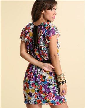 vestidos casuales floreados