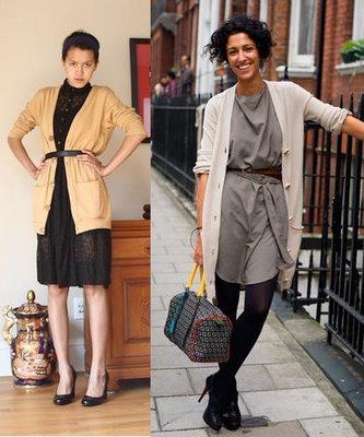 cinturones anchos y delgados