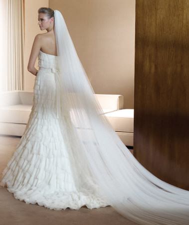 trajes blancos de novia