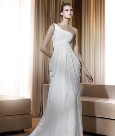 trajes blancos de novia