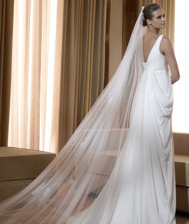 trajes blancos de novia