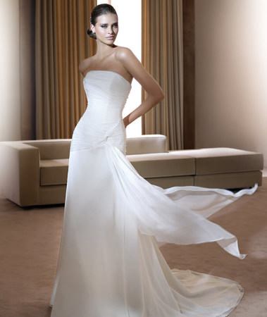 trajes blancos de novia