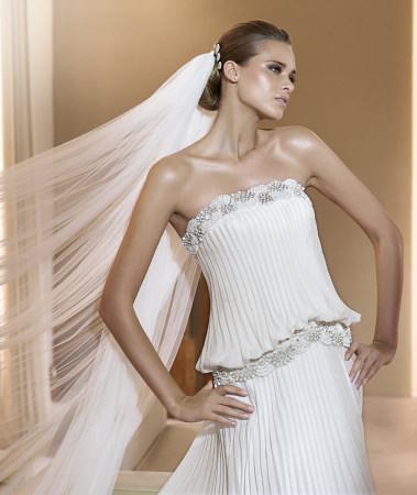 trajes blancos de novia