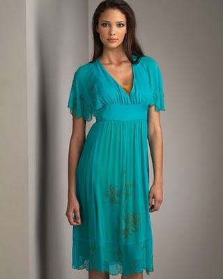 vestidos corte imperio