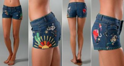 shorts modernos de mujer