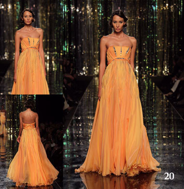 vestidos de colores fuertes