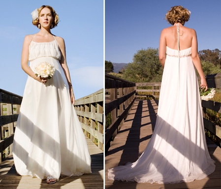 vestidos blancos para embarazadas