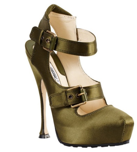 zapatos altos modernos