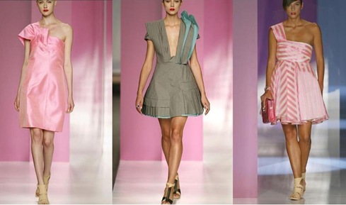 vestidos cortos de colores