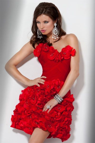 vestidos cortos extravagantes