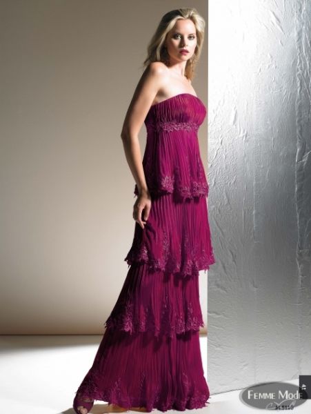 vestidos largos con capas