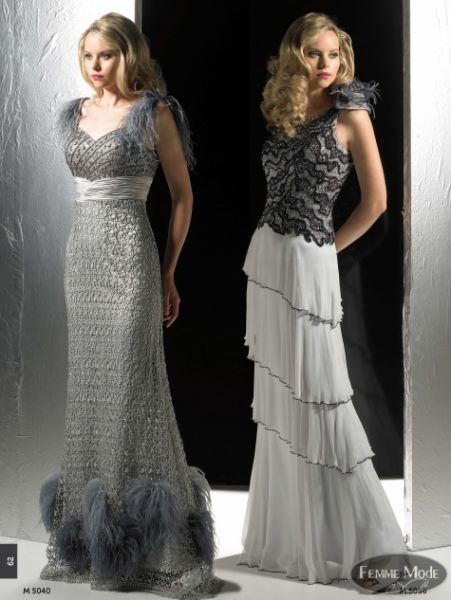 vestidos largos con capas