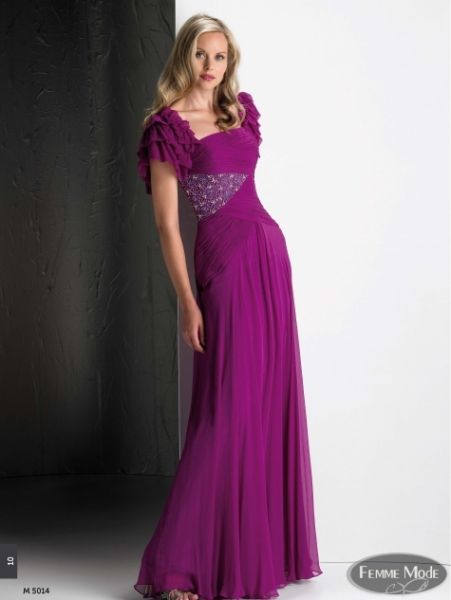 vestidos largos con capas