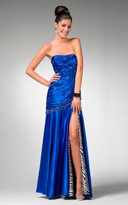trajes elegantes largos