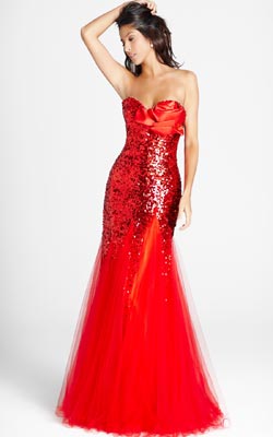 trajes elegantes largos