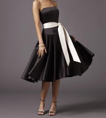 vestidos negros cortos