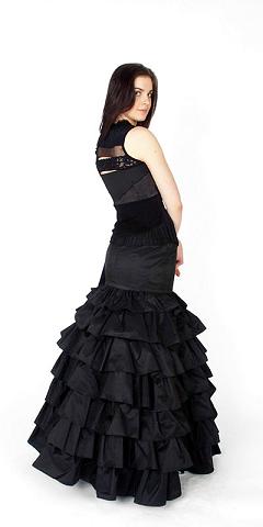 vestidos negros cortos