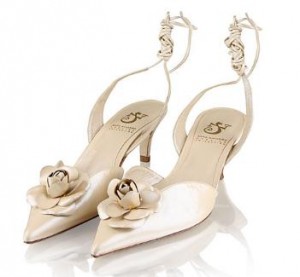 zapatos blancos de moda