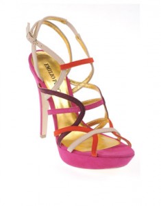 zapatos con tiras