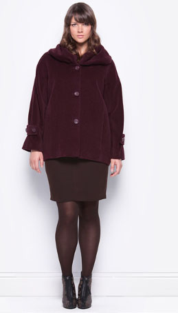 abrigos de moda gorditas