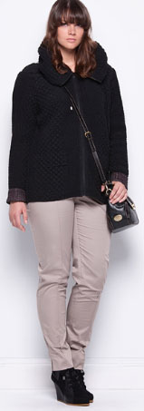 abrigos de moda gorditas