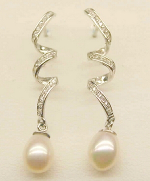 aretes color plata