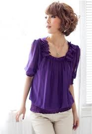 blusas casuales de colores
