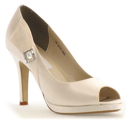zapatos de novia color dorado