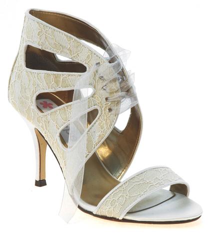 zapatos de novia color dorado