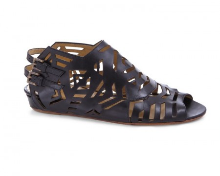 sandalias de tacón bajo