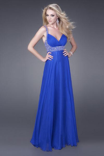 vestidos celestes