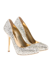 zapatos de moda con brillantes 