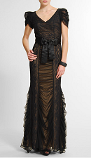 vestidos drapeados de moda