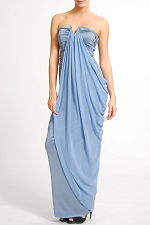 vestidos drapeados de moda