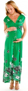 vestidos floreados para embarazadas