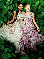 vestidos con estampados florales