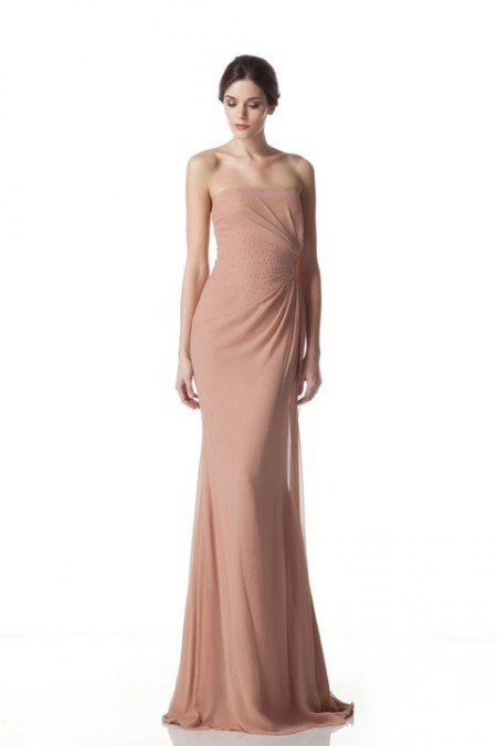 vestidos de moda color nude