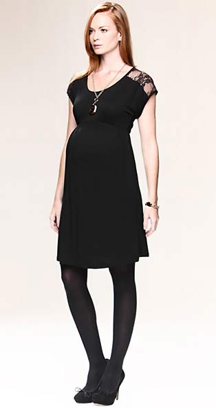 vestidos negros de maternidad