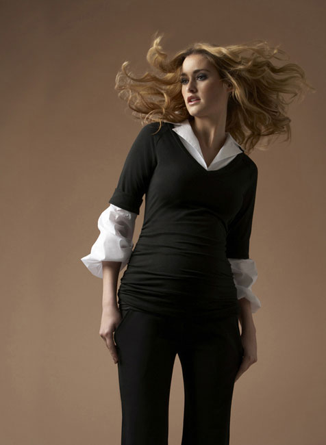 vestidos negros de maternidad