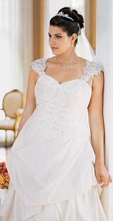 vestidos blancos para novias gorditas