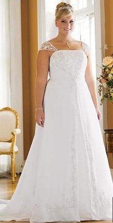 vestidos blancos para novias gorditas