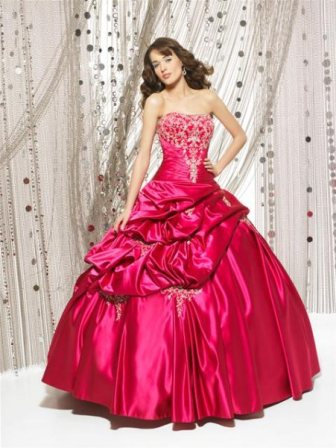 vestidos morados de quince años