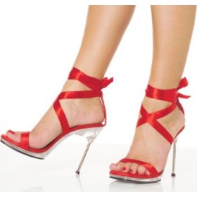 zapatos de color rojo