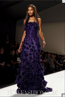 trajes espectaculares de noche