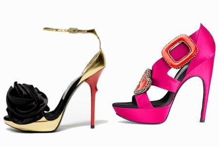 zapatos de colores