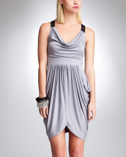 vestidos drapeados