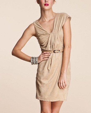 vestidos drapeados